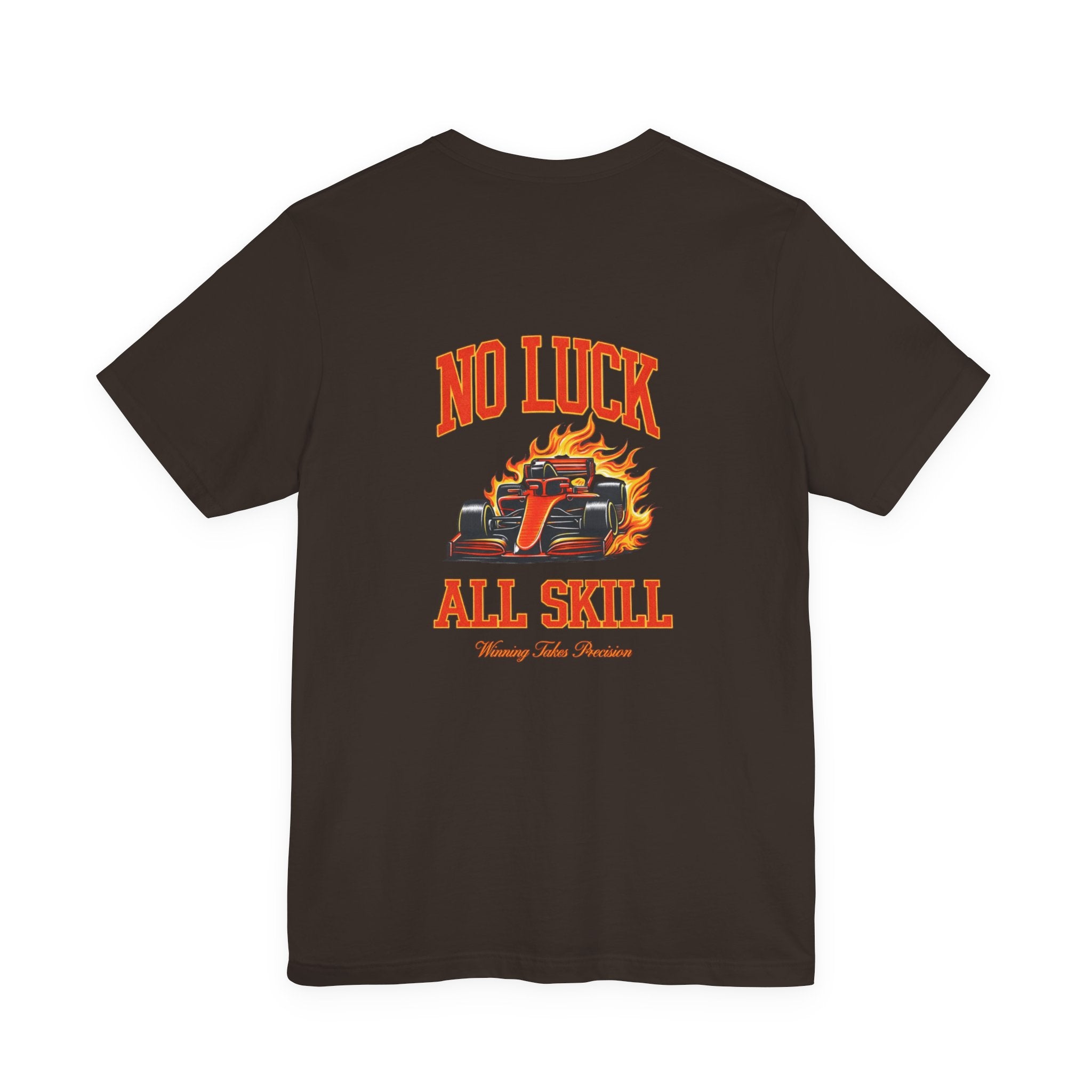 No Luck All Skill Racing Tee — Vintage Hot Rod Graphic T-Shirt