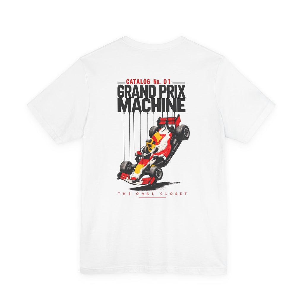 Grand Prix Machine Racing Tee — "Catalog No. 01" Formula Car Graphic Shirt