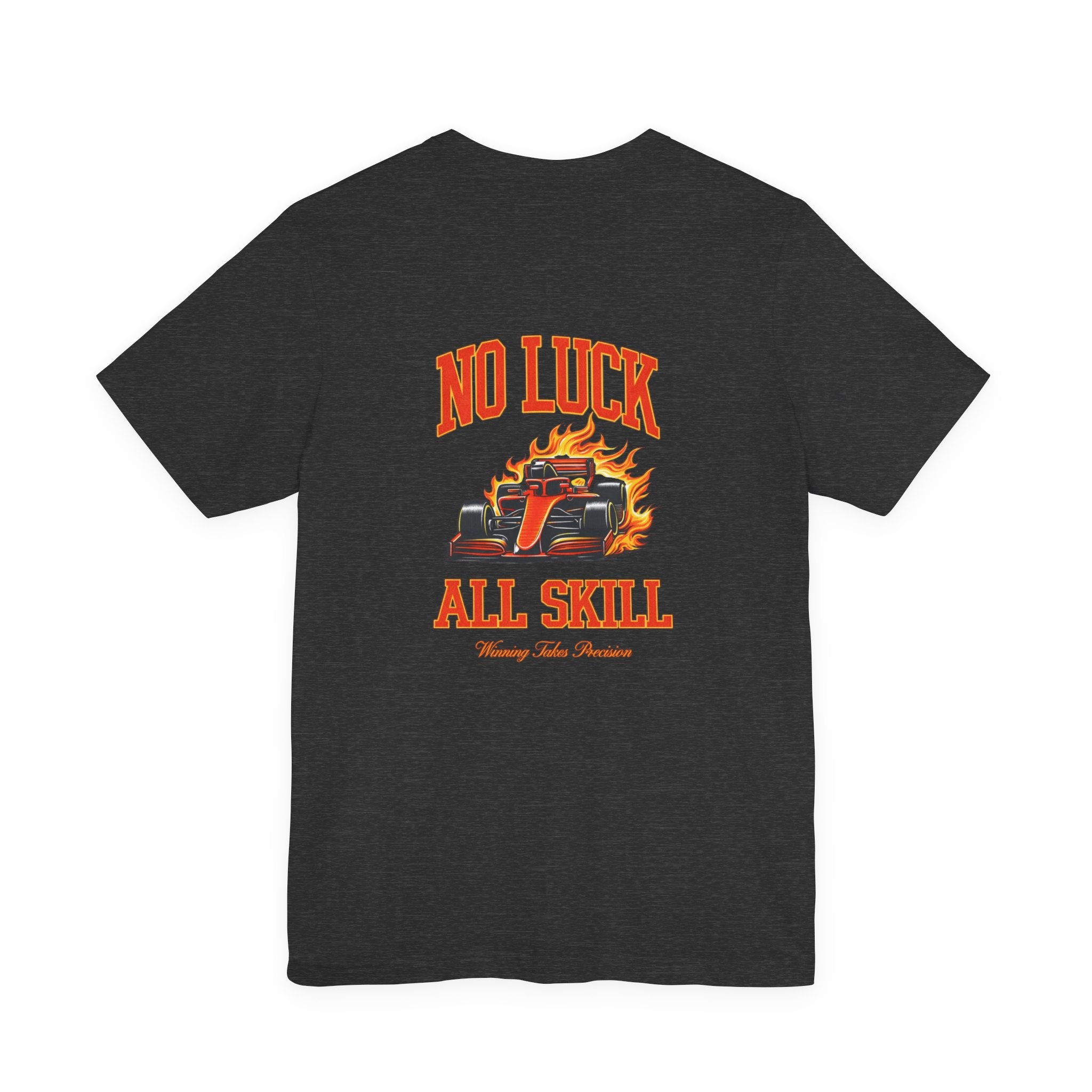 No Luck All Skill Racing Tee — Vintage Hot Rod Graphic T-Shirt